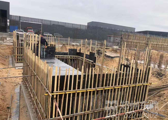 1000噸煤泥烘干機(jī)施工現(xiàn)場(chǎng)